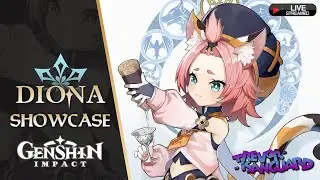 (AR 43) LIVE Diona Gameplay! 1.1 Discussion with Tystra! Testing, builds, farming! (Genshin Impact)