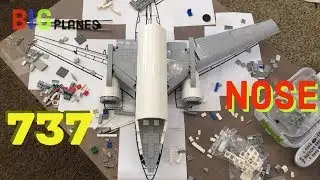 LEGO IDEAS 737 - nose and cockpit