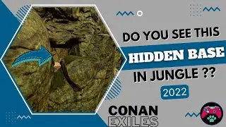 Secret Jungle Hidden Base Location - Conan exiles - Building Tutorial