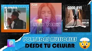 Cómo hacer PORTADAS PARA CANCIONES - Desde el CELULAR || Turorial ESTILO SPOTIFY ✅