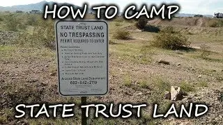 How To Get A PERMIT ONLINE To CAMP STATE TRUST LAND LEGALLY And FIND CAMPSITES!
