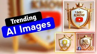 Create Trending AI Images with Your Name 2024 | AI medal 🏅 Trending Images
