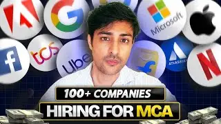 Ultimate List of 100+ Companies That Hire MCA/BCA Freshers 🔥🚨