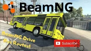 Playing Bus Routes In BeamNG Drive!