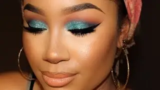 Blue Glitter PROM 2016 Makeup Tutorial