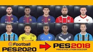 PES 2018 | PES 2020 Mega Facepack For PES 2018.