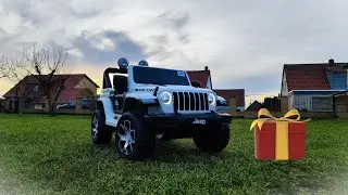 Jeep Wrangler Rubicon Elektro Kinderauto SUV 4x4 # 172