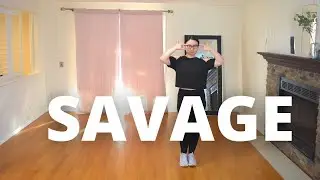 aespa 에스파 'Savage' DANCE COVER & SLOW MIRRORED TUTORIAL | lisalovedance兔丽莎