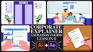 2D Corporate Explainer Animation After Effects Course|| Lesson 0