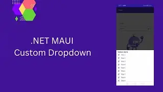 How To Create Custom Picker Control (Dropdown Button) In .NET MAUI