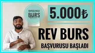 5.000₺ BURS MÜJDESİ (RÖNESANS EĞİTİM VAKFI BURS BAŞVURUSU) REV BURSU(BURS VEREN KURUMLAR) BURSLAR