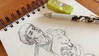 [АСМР Рисуй со мной] Cozy Sketching. Скетчбук от modi