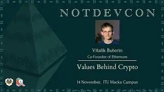 Vitalik Buterin - Values Behind Crypto I notDEVCON