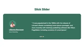 Slick Slider with two Slider with HTML CSS and Bootstrap | Slick Slider HTML CSS @raselcoder