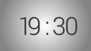 19 Minutes 30 seconds countdown Timer - Beep at the end | Simple Timer (nineteen min thirty sec)