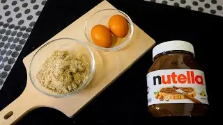 3 ingredients Nutella muffins (นูเทลล่าคัพเค้ก)