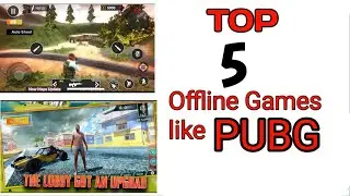 Top 5 offline Games like PUBG in kannada #androidkannada🔥🔥🔥
