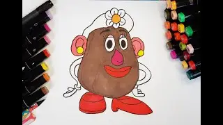 Рисуем миссис Картофелину (История игрушек)