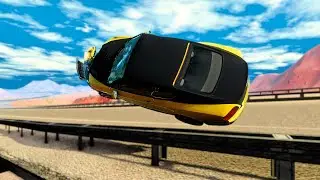 Satisfying Rollover Crashes #28 - BeamNG drive CHAOS ROADS