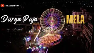 Durga Puja Pandal & Mela 2025 | Drone Cinematic View | Jamshedpur Festive Vibes