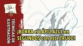 Tutorial para eliminar lápiz azul de nuestros dibujos en Photoshop