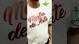 Participamos de uma Mostra de Arte e personalizamos nossas camisetas com ícones artísticos. 🎭🎨🖼️