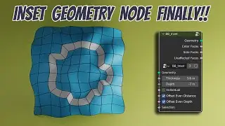 Huge Update on the Inset Geometry Node in Blender 3.4
