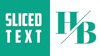 How to Create Sliced Text in Adobe Illustrator