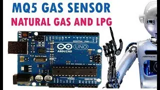 MQ5 gas sensor with arduino uno in proteus 