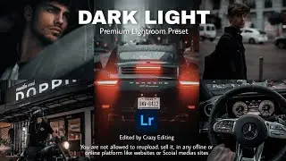 Special Dark Light photography preset editing | lightroom presets free download | DNG - XMP