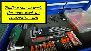 Toolbox tour at work #tools #electronics #toolbox #technician
