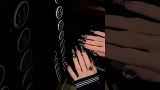 Dark and Luxurious: Blood Red Ombre for a Captivating Nail Look! 🖤🥀 #LuxuryNails
