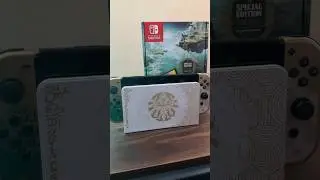 UNBOXING NINTENDO SWITCH EDICIÓN THE LEGEND OF ZELDA TEARS OF THE KINGDOM #short #tloztotk