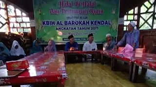 Halal bi halal dan pertemuan Rutin KBIH AlBarokah Kendal SoC 76 2017