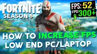 HOW TO RUN FORTNITE SEASON 5 on LOW END PC/LAPTOP! (Chapter 2) (2020)