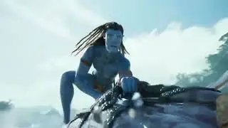 Jake Sully tried to tame flying water creature - avatar the way of water