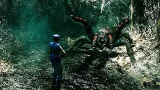 Resident Evil HD Remaster Jill vs Giant Spider with ORIGINAL OST (4K HDR)