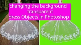 changing the background behind transparent dress |Objects In Photoshop /Hindi|C|  Photoshop Tutorial
