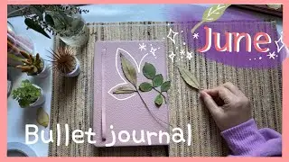 Bullet journal with me June 2021/Bullet journal ideas dry leaves