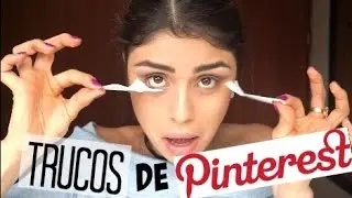Testing PINTEREST's beauty hacks!