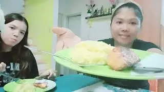 COOKING AND MUKBANG SALMON AND MASHED POTATOES 24 October 2024