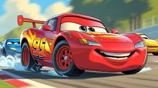 Гоночная машина🏎️| Детские песенки | Песенка про Гоночные машины| Песенка про машинки слушать