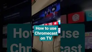 How to use chromecast on TV #computerlearning #computertips #ytshorts #shorts #computershorts