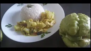 CRISTOPHINE AU COCO ET POISSON #SOSSOTI #CHAYOTE #CHOUCOUTE