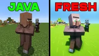 minecraft animations java vs fresh