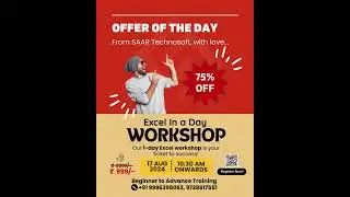 Advanced Excel Full Day Workshop