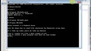 Java file handling | read file character by character  java program | Read File Java Program