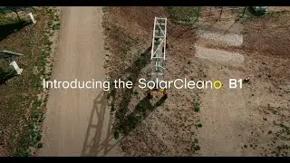 B1 SolarBridge - the future of solar farm cleaning