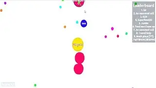 La Peor Partida en Agar Io PURAS FALLAS XD