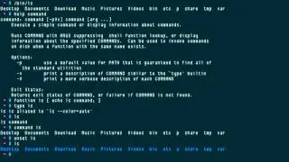 Bash: builtin and command - getting the real deal (command)